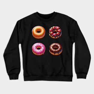 All Donut sticker pack Crewneck Sweatshirt